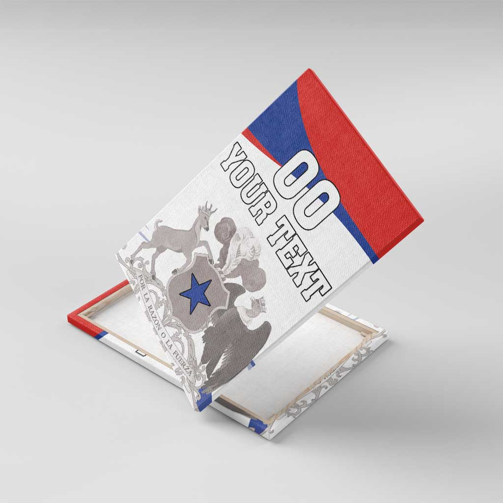 Custom Fiestas Patrias Chile Canvas Wall Art Coat Of Arms - Wonder Print Shop