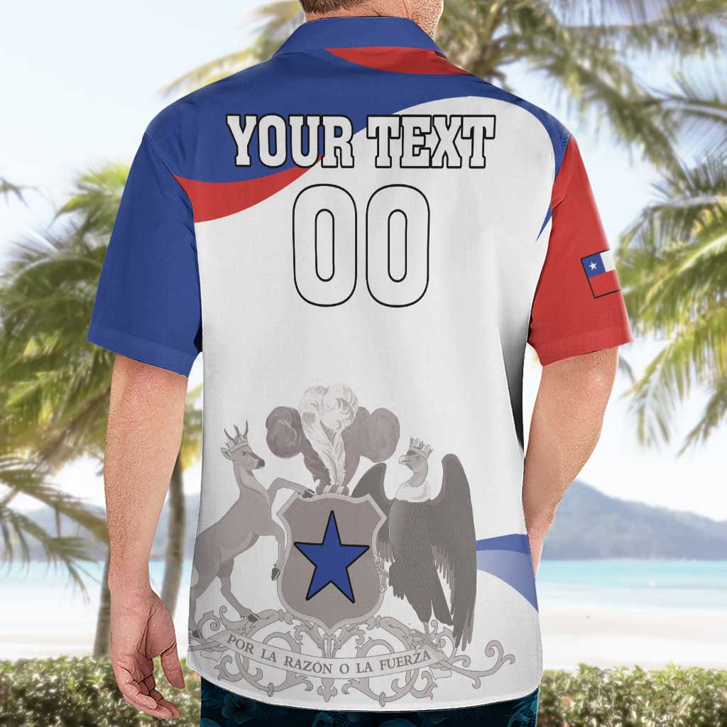Custom Fiestas Patrias Chile Hawaiian Shirt Coat Of Arms - Wonder Print Shop