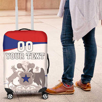 Custom Fiestas Patrias Chile Luggage Cover Coat Of Arms - Wonder Print Shop