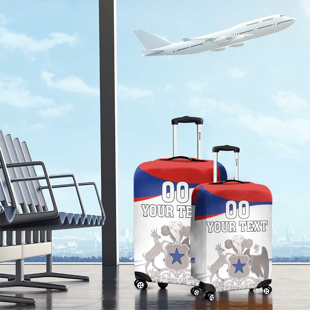 Custom Fiestas Patrias Chile Luggage Cover Coat Of Arms - Wonder Print Shop