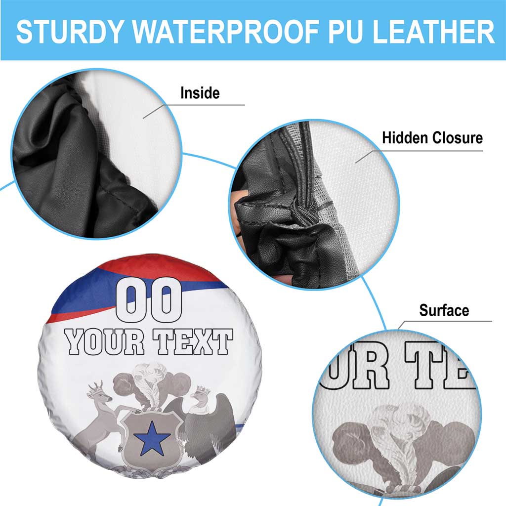 Custom Fiestas Patrias Chile Spare Tire Cover Coat Of Arms - Wonder Print Shop