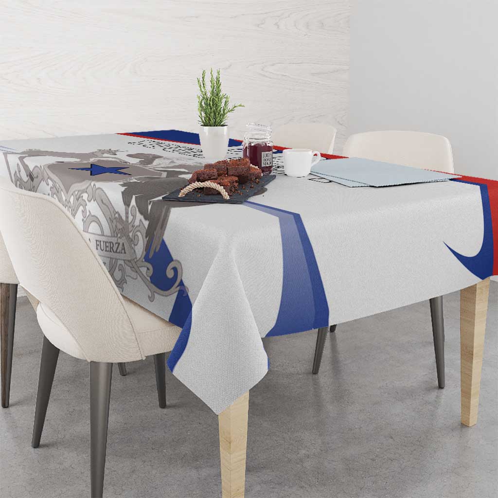 Custom Fiestas Patrias Chile Tablecloth Coat Of Arms - Wonder Print Shop