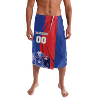 Custom Chile Independence Day Lavalava Lapageria Flower With Coat Of Arms - Wonder Print Shop