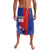 Custom Chile Independence Day Lavalava Lapageria Flower With Coat Of Arms - Wonder Print Shop