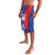 Custom Chile Independence Day Lavalava Lapageria Flower With Coat Of Arms - Wonder Print Shop