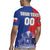 Custom Chile Independence Day Rugby Jersey Lapageria Flower With Coat Of Arms - Wonder Print Shop