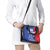 Custom Chile Independence Day Shoulder Handbag Lapageria Flower With Coat Of Arms