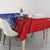 Custom Chile Independence Day Tablecloth Lapageria Flower With Coat Of Arms - Wonder Print Shop