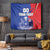 Custom Chile Independence Day Tapestry Lapageria Flower With Coat Of Arms - Wonder Print Shop