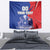 Custom Chile Independence Day Tapestry Lapageria Flower With Coat Of Arms - Wonder Print Shop