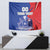 Custom Chile Independence Day Tapestry Lapageria Flower With Coat Of Arms - Wonder Print Shop