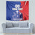 Custom Chile Independence Day Tapestry Lapageria Flower With Coat Of Arms - Wonder Print Shop