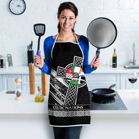 Cross Celtic Nations Apron Six Celtic Countries Grunge Style - Wonder Print Shop