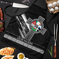 Cross Celtic Nations Apron Six Celtic Countries Grunge Style - Wonder Print Shop