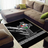 Cross Celtic Nations Area Rug Six Celtic Countries Grunge Style - Wonder Print Shop