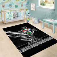 Cross Celtic Nations Area Rug Six Celtic Countries Grunge Style - Wonder Print Shop