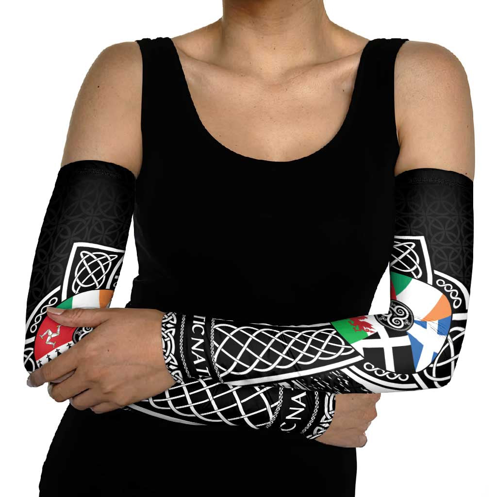 Cross Celtic Nations Arm Sleeves Six Celtic Countries Grunge Style - Wonder Print Shop
