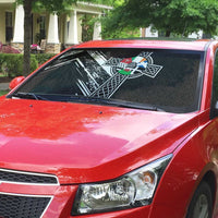 Cross Celtic Nations Auto Sun Shade Six Celtic Countries Grunge Style - Wonder Print Shop