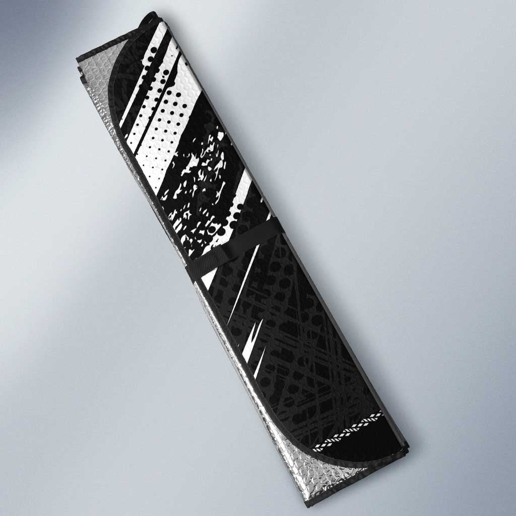 Cross Celtic Nations Auto Sun Shade Six Celtic Countries Grunge Style - Wonder Print Shop