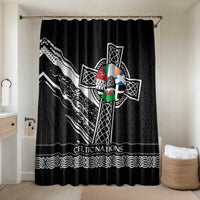 Cross Celtic Nations Bathroom Set Six Celtic Countries Grunge Style - Wonder Print Shop