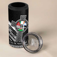 Cross Celtic Nations 4 in 1 Can Cooler Tumbler Six Celtic Countries Grunge Style - Wonder Print Shop