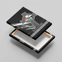 Cross Celtic Nations Canvas Wall Art Six Celtic Countries Grunge Style - Wonder Print Shop