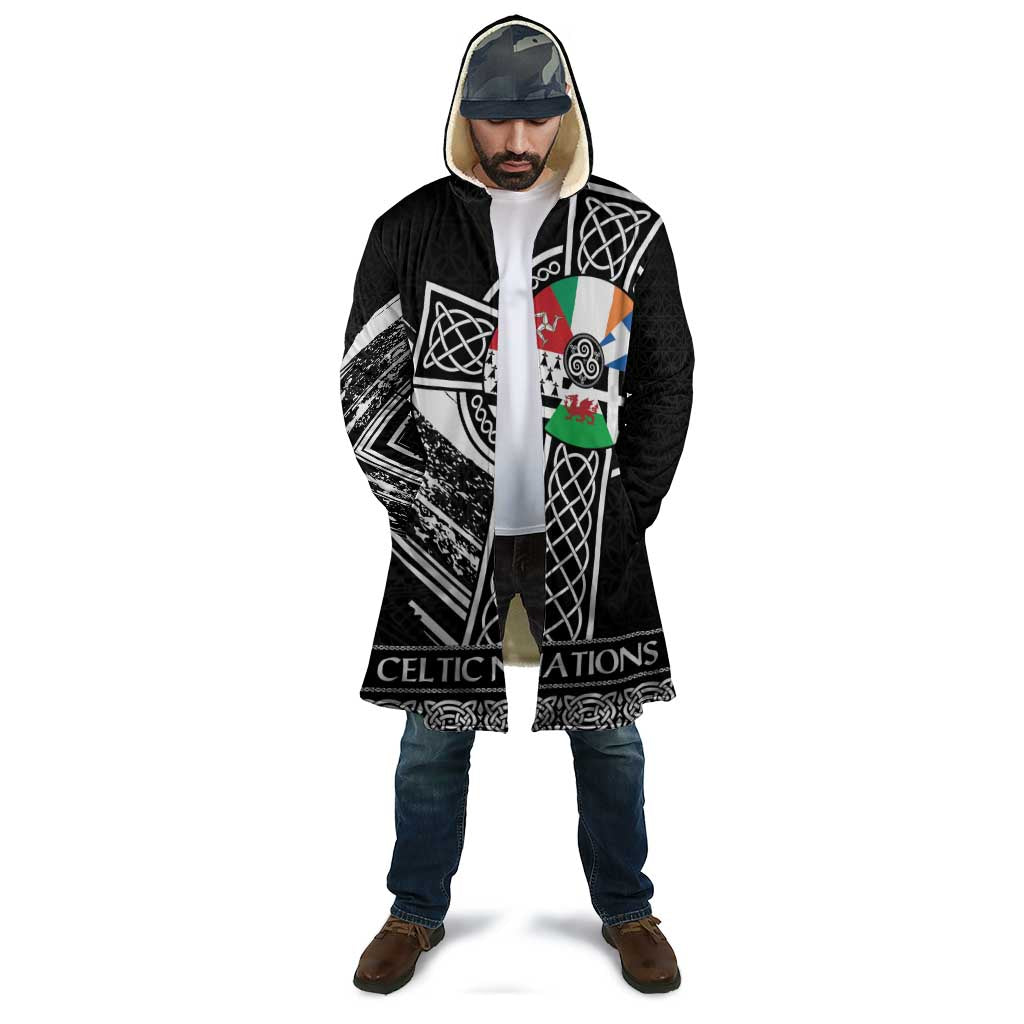 Cross Celtic Nations Cloak Six Celtic Countries Grunge Style - Wonder Print Shop