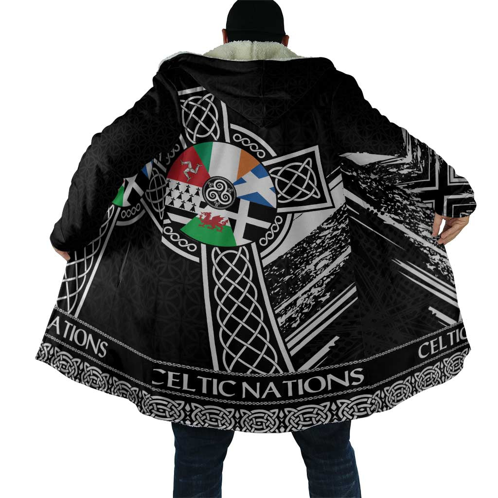 Cross Celtic Nations Cloak Six Celtic Countries Grunge Style - Wonder Print Shop