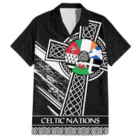 Cross Celtic Nations Family Matching Puletasi and Hawaiian Shirt Six Celtic Countries Grunge Style - Wonder Print Shop