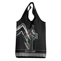 Cross Celtic Nations Grocery Bag Six Celtic Countries Grunge Style - Wonder Print Shop