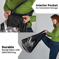 Cross Celtic Nations Grocery Bag Six Celtic Countries Grunge Style - Wonder Print Shop