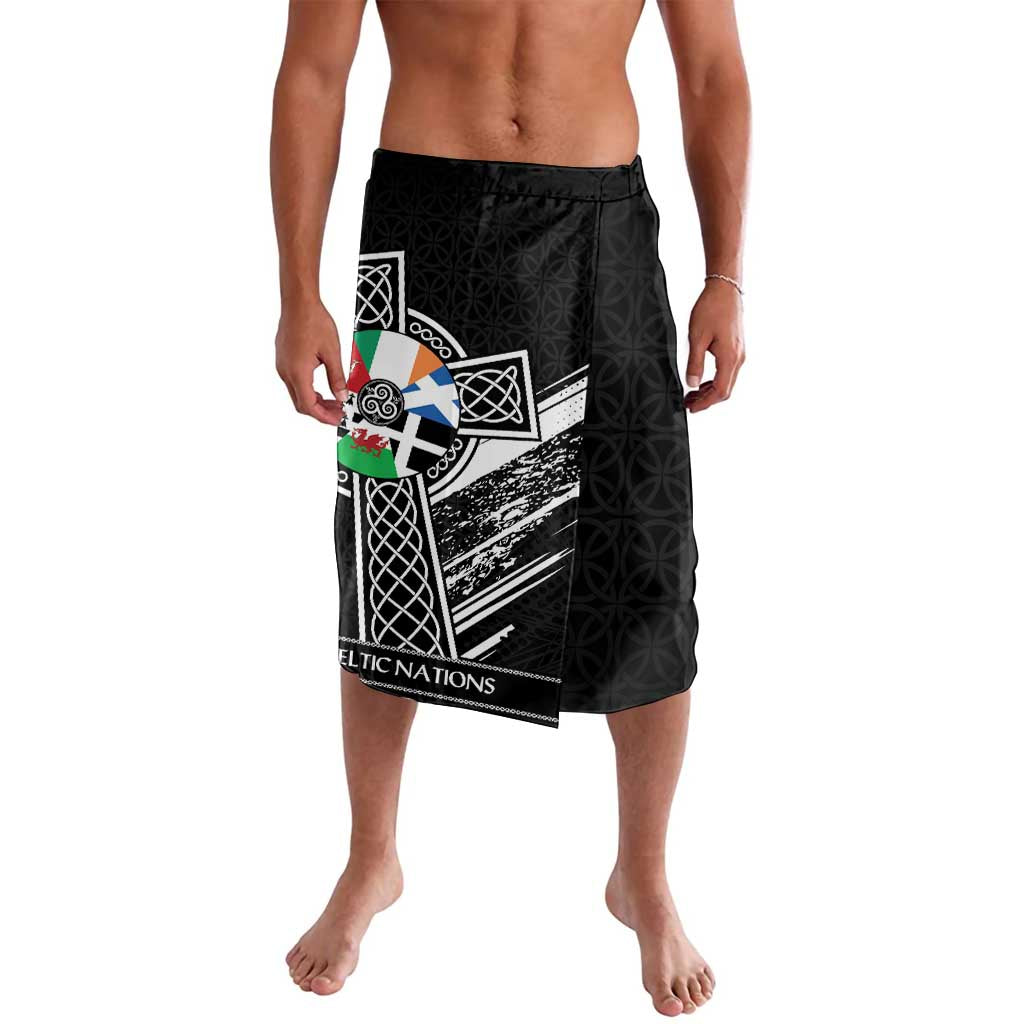 Cross Celtic Nations Lavalava Six Celtic Countries Grunge Style - Wonder Print Shop