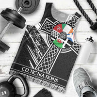 Cross Celtic Nations Men Tank Top Six Celtic Countries Grunge Style - Wonder Print Shop