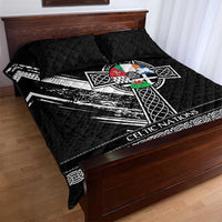 Cross Celtic Nations Quilt Bed Set Six Celtic Countries Grunge Style - Wonder Print Shop
