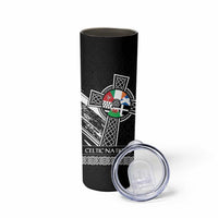 Cross Celtic Nations Skinny Tumbler Six Celtic Countries Grunge Style - Wonder Print Shop