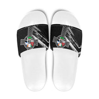 Cross Celtic Nations Slide Sandals Six Celtic Countries Grunge Style - Wonder Print Shop