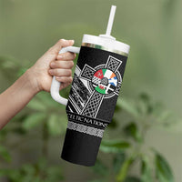 Cross Celtic Nations Tumbler With Handle Six Celtic Countries Grunge Style - Wonder Print Shop