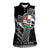 Cross Celtic Nations Women Sleeveless Polo Shirt Six Celtic Countries Grunge Style - Wonder Print Shop