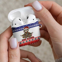 Costa Rica Christmas AirPods Case Merry Slothmas - Wonder Print Shop