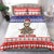 Costa Rica Christmas Bedding Set Merry Slothmas - Wonder Print Shop