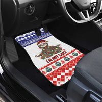 Costa Rica Christmas Car Mats Merry Slothmas - Wonder Print Shop