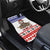 Costa Rica Christmas Car Mats Merry Slothmas - Wonder Print Shop