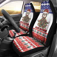 Costa Rica Christmas Car Seat Cover Merry Slothmas - Wonder Print Shop