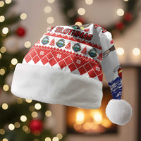 Costa Rica Christmas Santa Hat Merry Slothmas - Wonder Print Shop