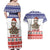 Costa Rica Christmas Couples Matching Off Shoulder Maxi Dress and Hawaiian Shirt Merry Slothmas - Wonder Print Shop