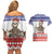 Costa Rica Christmas Couples Matching Off Shoulder Short Dress and Hawaiian Shirt Merry Slothmas - Wonder Print Shop