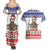 Costa Rica Christmas Couples Matching Summer Maxi Dress and Hawaiian Shirt Merry Slothmas - Wonder Print Shop