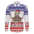 Costa Rica Christmas Family Matching Long Sleeve Bodycon Dress and Hawaiian Shirt Merry Slothmas - Wonder Print Shop