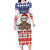 Costa Rica Christmas Family Matching Long Sleeve Bodycon Dress and Hawaiian Shirt Merry Slothmas - Wonder Print Shop