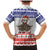 Costa Rica Christmas Family Matching Mermaid Dress and Hawaiian Shirt Merry Slothmas - Wonder Print Shop